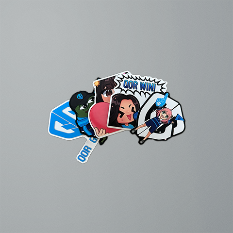 Qor Gaming Sticker Pack