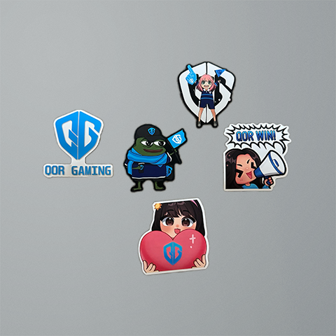Qor Gaming Sticker Pack