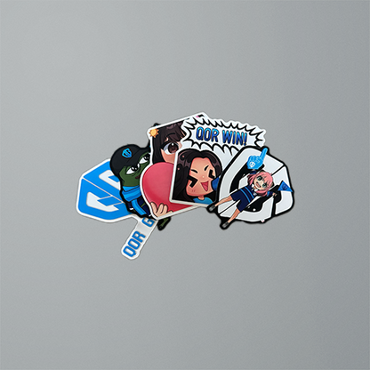Qor Gaming Sticker Pack
