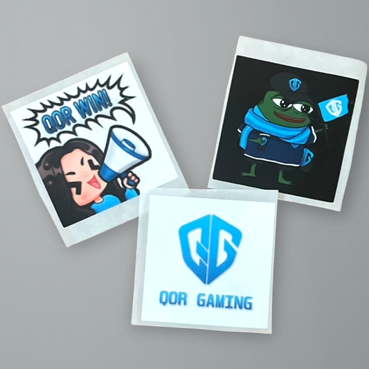 Qor Gaming Sticker Pack