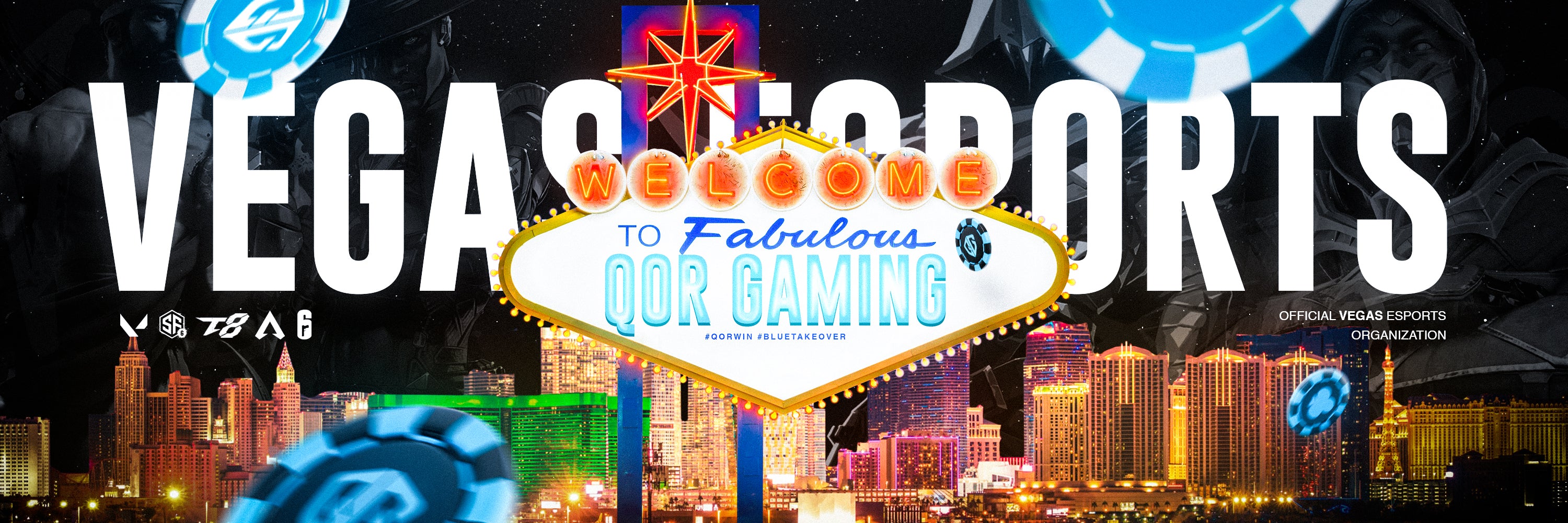 Qor Gaming Esports Vegas Banner